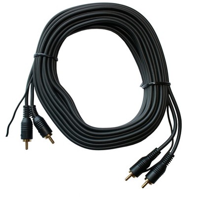 AIV Cinchkabel 5m OFC Kupfer Remote Leitung RCA Audio Kabel Auto Endstufe Chinch