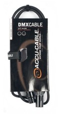 Accu-Cable 3-Pin DMX Cable, 03 ft