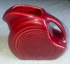 Fiesta Mini Disc Pitcher Creamer Burgundy Produced 2001-2005 Retired
