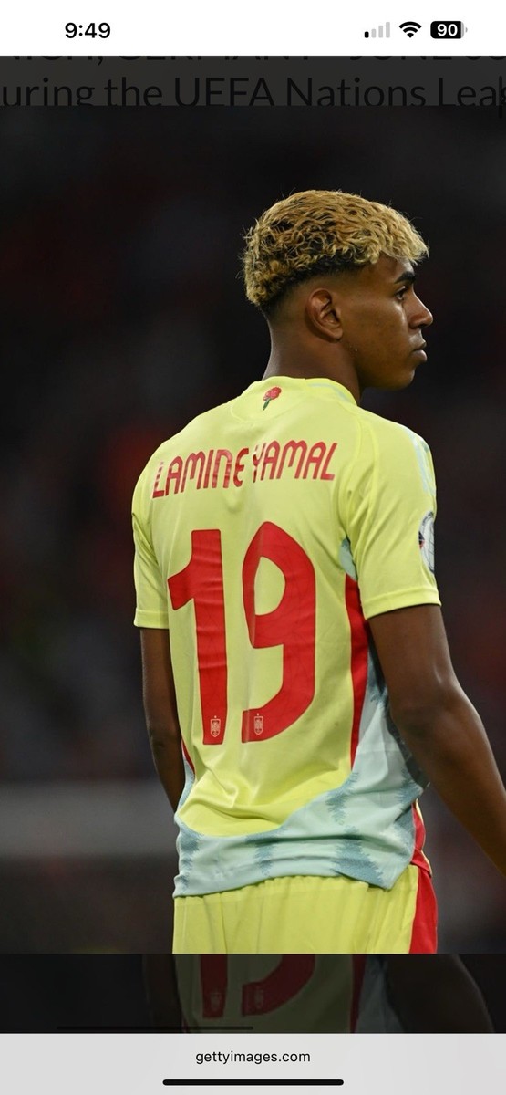 スペイン代表 24/25ホーム オーセンティックLamine Yamal 19 Lamine