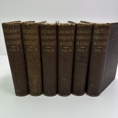 Decline and Fall of the Roman Empire Edward Gibbon notes by Milman COMPLETE 1874