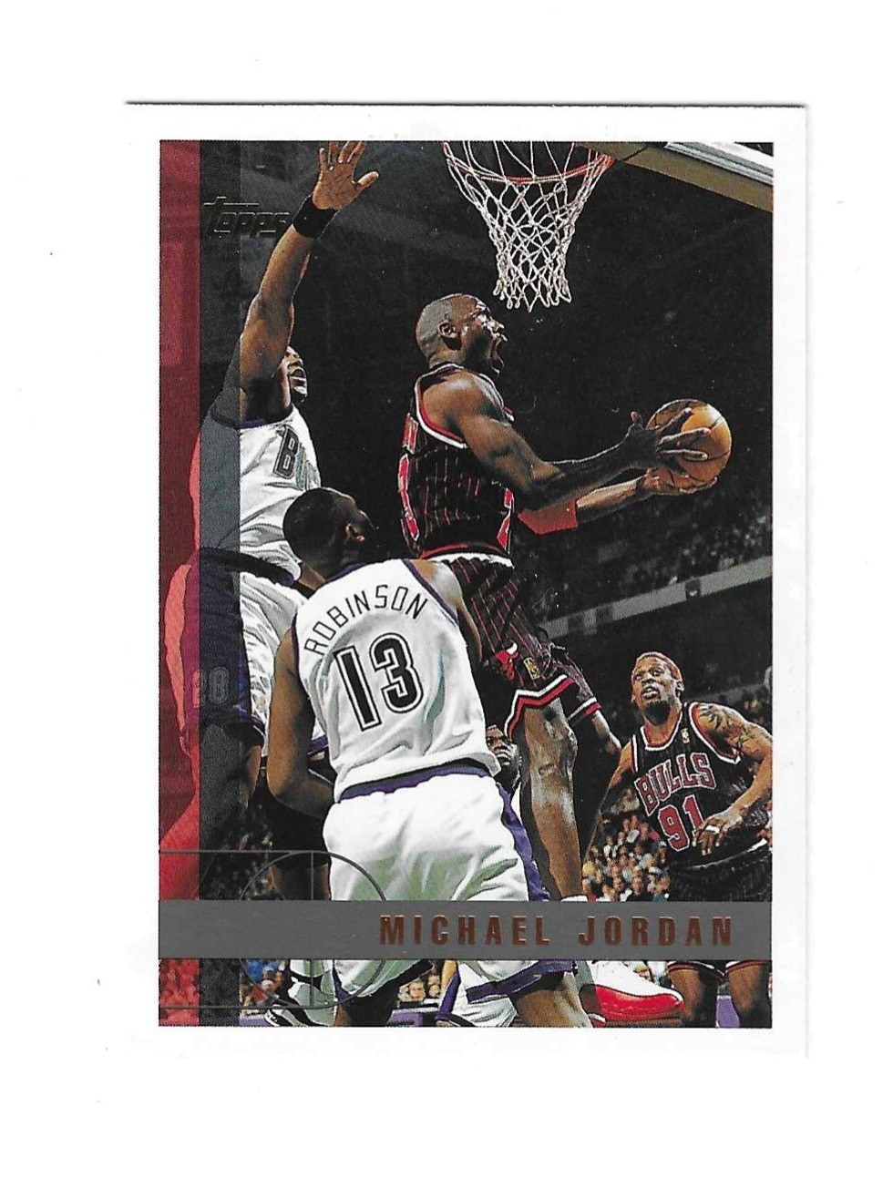 Michael Jordan 1997-98 Topps Card #123 Chicago Bulls