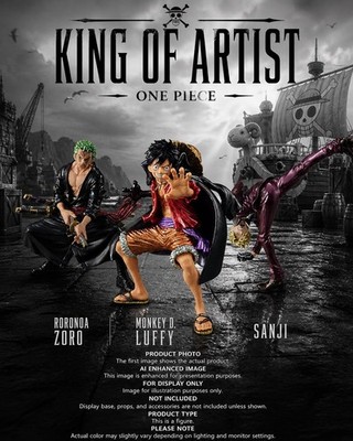 ONE PIECE  Luffy Zoro Sanji KING OF ARTIST Figure Set 3pcs 【＋FREE BONUS】