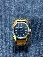 SEIKO KS HI-BEAT Automatic Watch Gold Black Dial From Japan