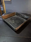 Griswold #768 Square Utility Skillet Small Logo Erie PA Cast Iron - SITS FLAT
