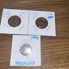 3-Lincoln Wheat Cent 1915 1939 1944