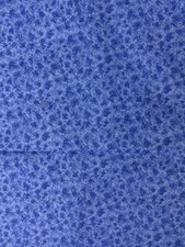 VIP CRANSTON blue cotton fabric 44" x 1 yard
