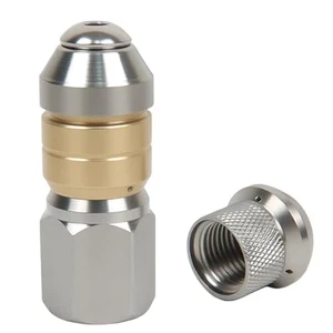 1/8 pouce 2 en 1 Buse de lavage à pression en acier inoxydable avant Jets arrière