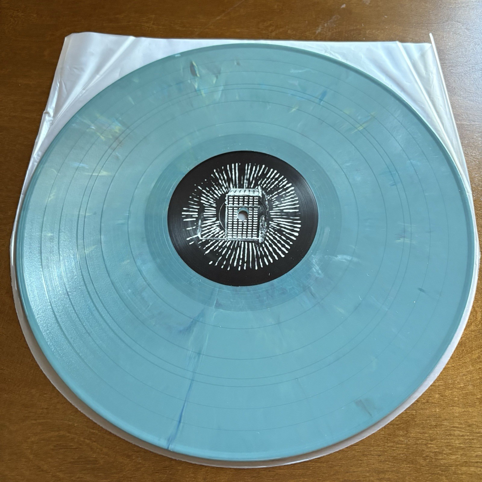 THE ARRIVALS Marvels of Industry GREEN MARBLED vinyl LP 2007 VG+/VG+ limited ed