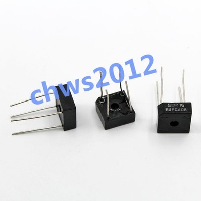 5Pcs KBPC-608 KBPC608 6A 800V Diode   Bridge Single Phases Single 4Pi #xh