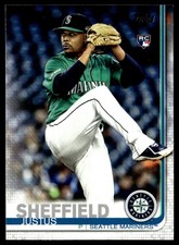 2019 Topps Update Justus Sheffield RC Seattle Mariners #US123