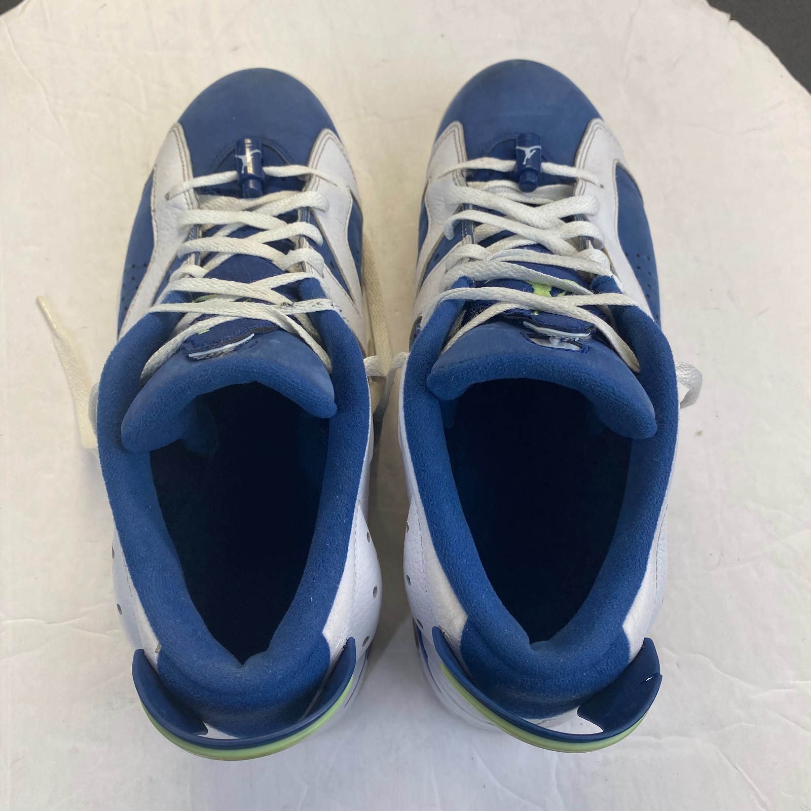 Nike Air Jordan 6 Low Retro Men’s Size 11  304401-106 Ghost White/Blue thumbnail 8