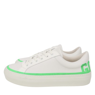 Gcds Herren Schuhe Sneaker Gr. 42 Weiß Leder Lederschuhe