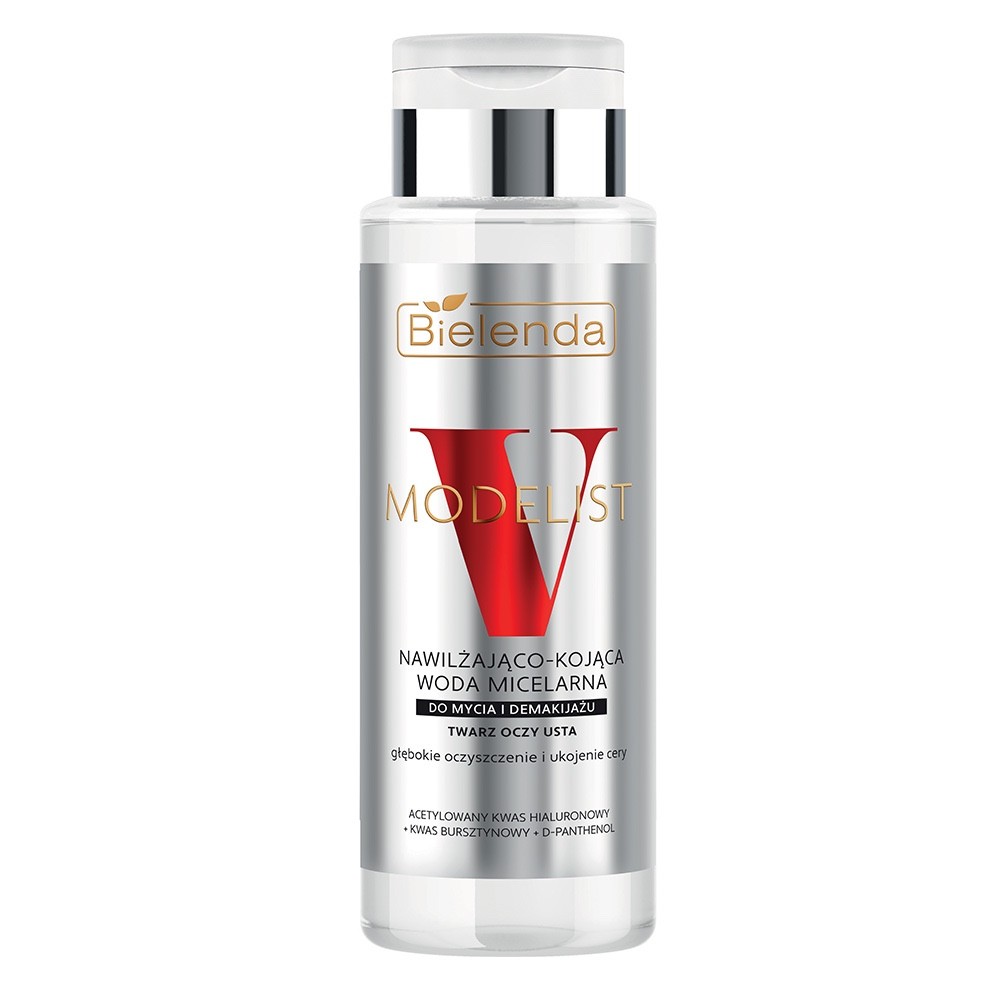 Bielenda V-MODELIST Hydrating Soothing Micellar Water for Face, Eyes Lips 400ml