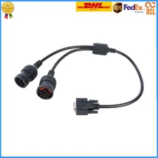 9+6 Pin ET3 Connector Cable For CAT Diagnostic Adapter ET-III 317-7485 Data Line