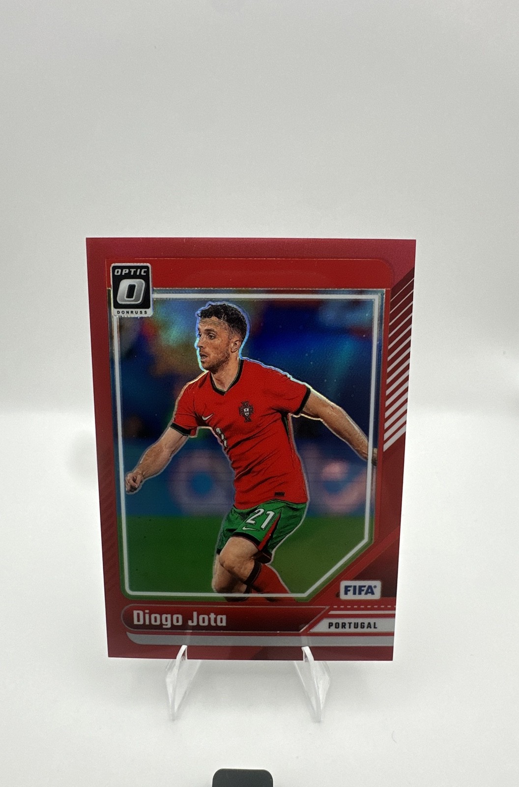 2024-25 Panini Donruss Fifa - Optic Diogo Jota #126 Red Prizm /299