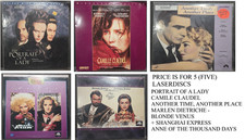 5 LASERDISC SETS - SEE LIST IN DESCRIPTION L01 