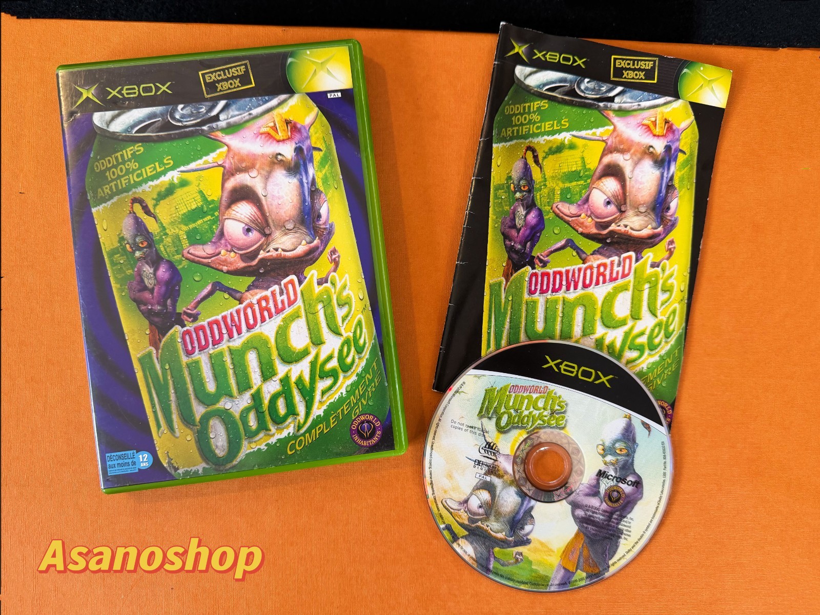 ODDWORLD MUNCH'S ODDYSEE   XBOX