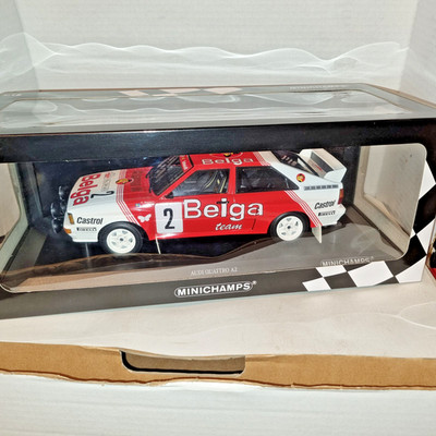 AUDI Quattro Rallye Gr.B A2 Waldegard Winner Boucles Spa Belga Minichamps 1:18 
