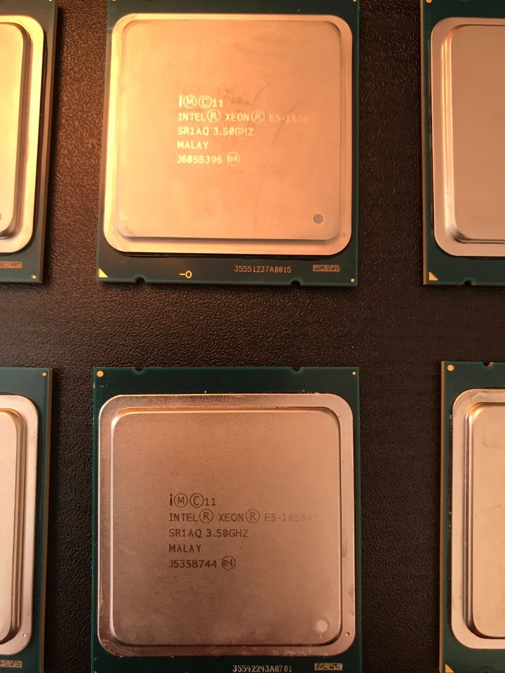 Intel Xeon E5-1650 V2 6 núcleos 3,5 GHz SR1AQ 12 MB caché CPU LGA2011 Apple Mac Pro Foto 4 de 4