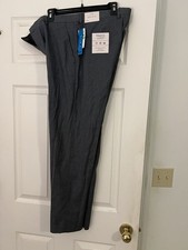 Perry Ellis Portfolio Men's Travel Luxe No Iron Easy Care Pants Size 34x30 NWT