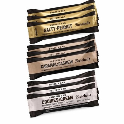 Proteinriegel Variety Pack 9 Stück Salty Peanut Caramel Cashew Barebells