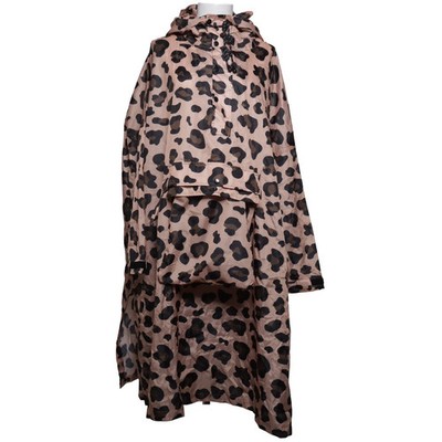 Rain Kiss, Regenmantel, Damen, Größe: ONE SIZE, Beige/Schwarz #V03