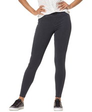 Hue Women's Classic Stretch Gray Denim Leggings L