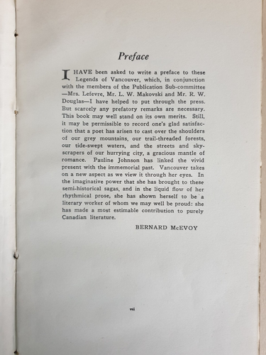 Legends of Vancouver by E Pauline Johnson 1911 Published for Geo S. Forsyth 1913 - Picture 10 of 18