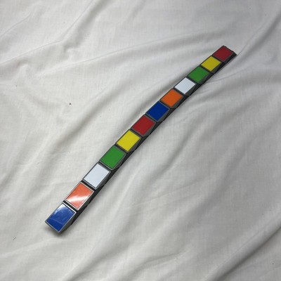 VTG Tomy Rubiks Twist 1980s Magic Snake Puzzle Plastic Toy 17.5