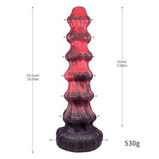 10" Extra Long Huge Anal Dildo Butt Plug Prostate Masturbator G-spot ASS Sex Toy