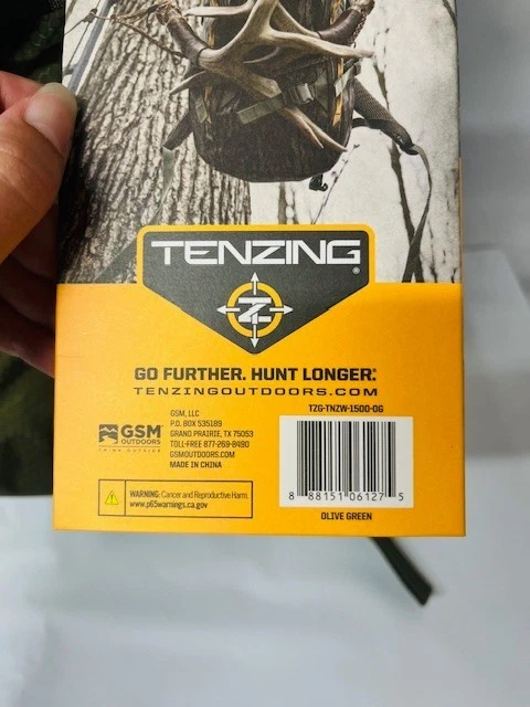 Tenzing 1500 Cubic Inch Day Pack in Olive Green- NEW WITH TAG - Image 4 of 4