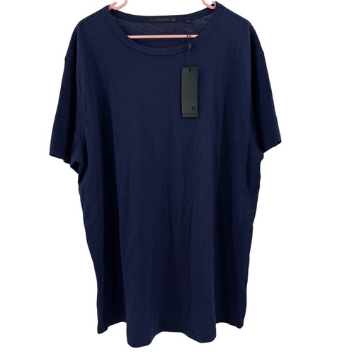 Greyson Alpha Slub T-Shirt Herren Größe Extra Large Malteserblau Neu mit Etikett 100 % Baumwolle Basic