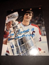 JSA SERGE SAVARD “8x STANLEY CUP”AUTOGRAPHED 8x10 SIGNED MONTREAL PHOTO 125