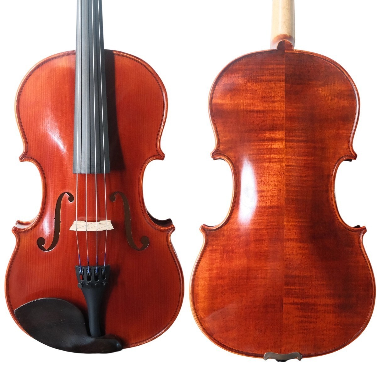 Handmade 4/4 Violin Outfit, Italian Spruce Top, Maple Back,Rich Tone, Case & Bow