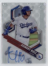 2018 Keibert Ruiz Bowman High Tek   Auto  RC     #PHT-KR (21C618) $6 MAX SHIP