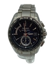 SEIKO Solar Wristwatch/Analog/SLV/8B54 0BB0//