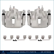 Pair Front brake calipers For Toyota Matrix Corolla Pontiac Vibe 2003-2008