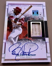 Panini Impeccable Lumber Signatures Barry Larkin Auto Patch /25 Reds ILS-BL 2025
