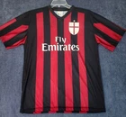 New AC Milan Home Jersey Carlos Bacca 70 Red Black Size L
