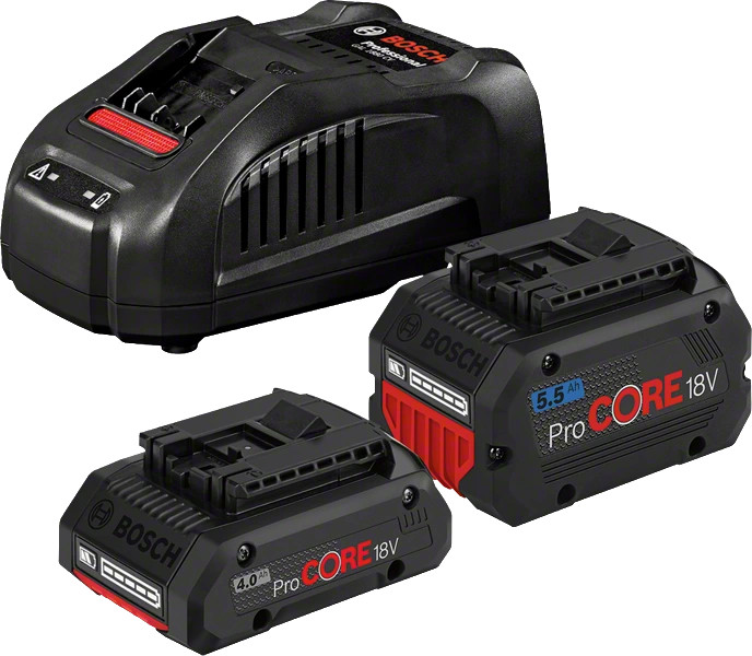 Batterie ProCore 18V Bosch lot de 2 accumulateurs lithium-ion 4.0 Ah et 5.5 Ah