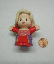 New Fisher Price Little People Blonde Woman Red Gown Hocus Pocus Sarah