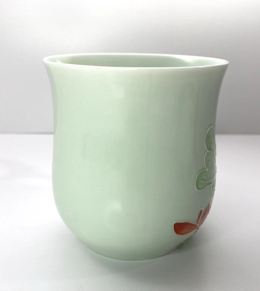 TEAVANA Flor Floral Porcelana Taza de Té con Tapa de Taza Plato Infusor Juego de 4 Piezas Foto 4 de 4