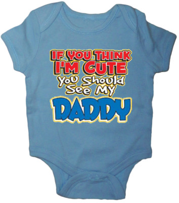 baby boy clothes with daddy sayings