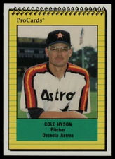1991 ProCards Cole Hyson Osceola Astros
