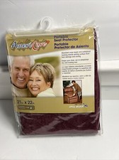 AMERICARE PORTABLE SEAT PROTECTOR 21" X 22" PurpleSOFT QUILTED ABSORBENT SURFACE