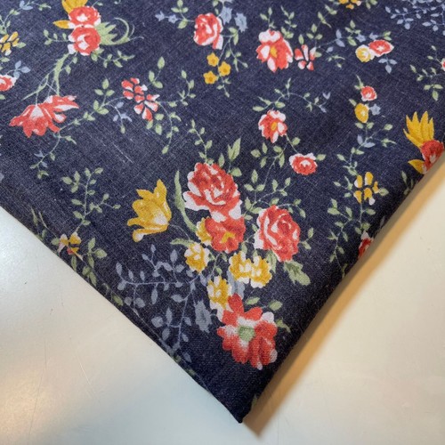 100% Algodón Voile Suave Césped Material Vintage Floral Vestido Cortina Tela 58" Metro - Imagen 19 de 34