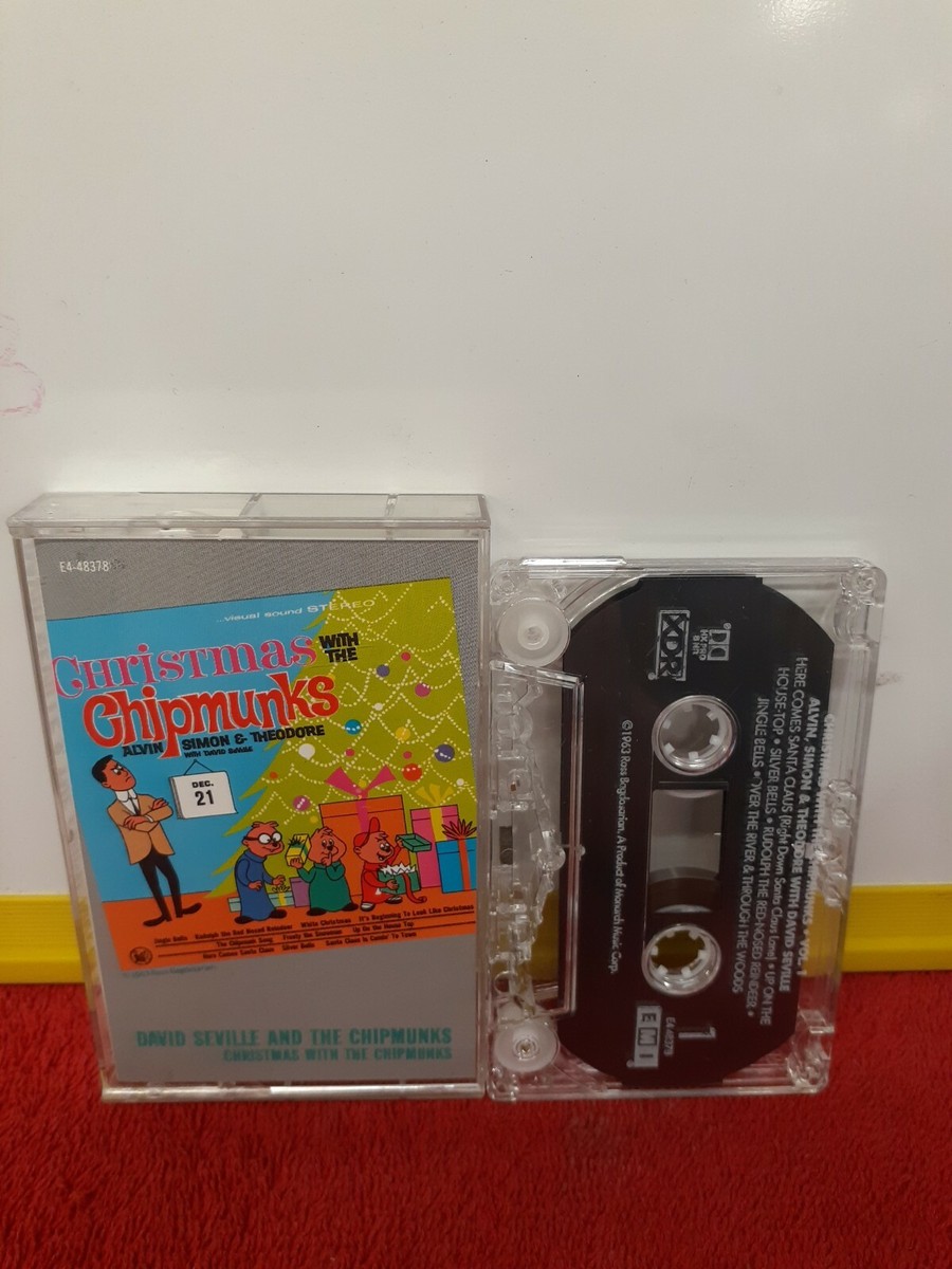 CHRISTMAS WITH THE CHIPMUNKS ~ Alvin, David Seville ~ Cassette