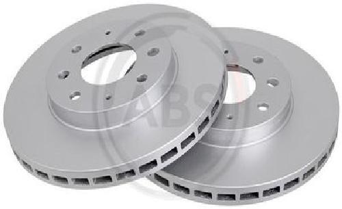 2x Original A.B.S. Brake Disc 16669 for Mitsubishi