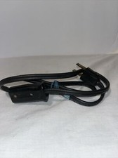 BLACK 3 foot APPLIANCE POWER HEATER CORD 2 PRONG 10A 125V / 5A 250V